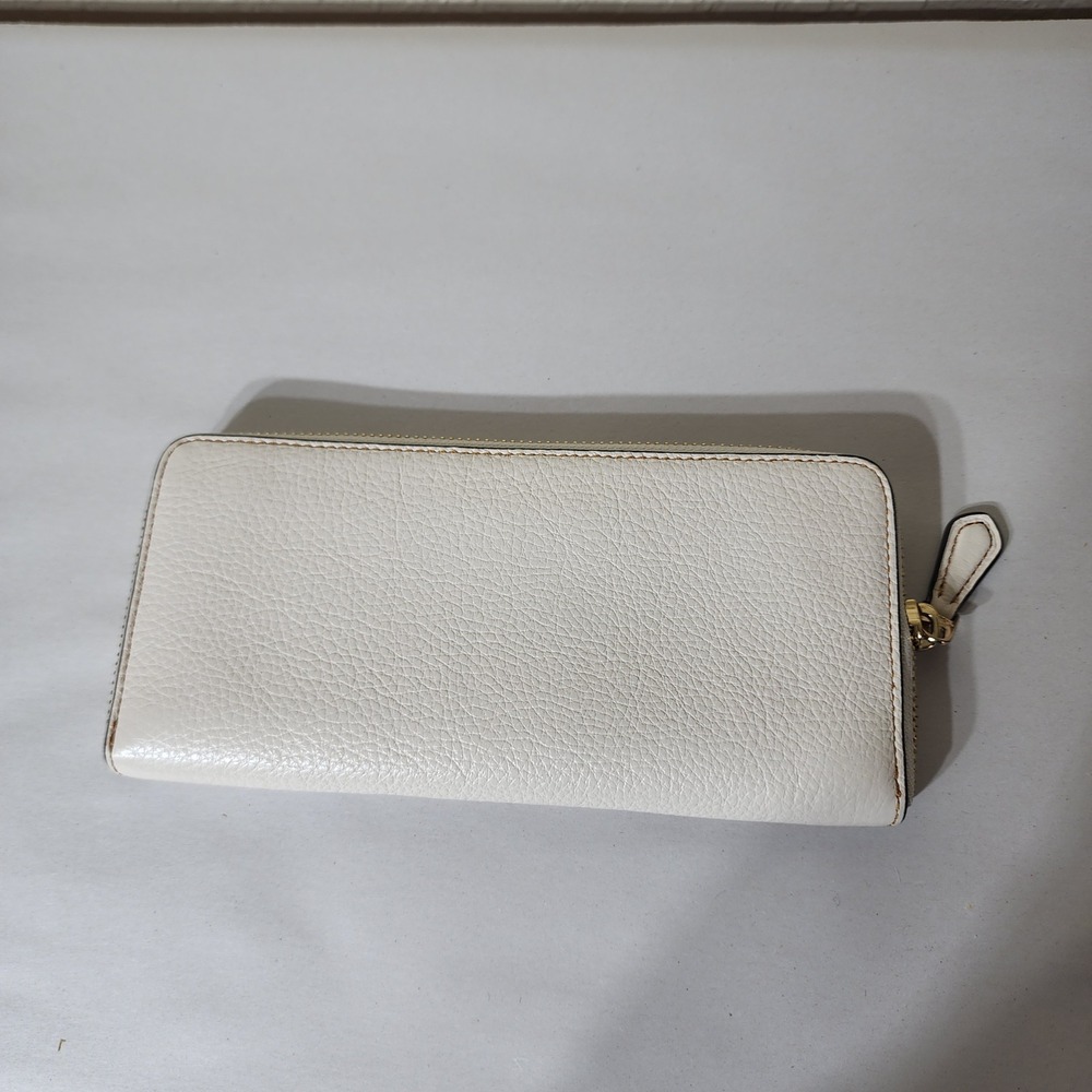 Disney x Coach Minnie Mouse Accordion Zip Wallet Chalk White Leather F29352 - Picture 2 of 9
